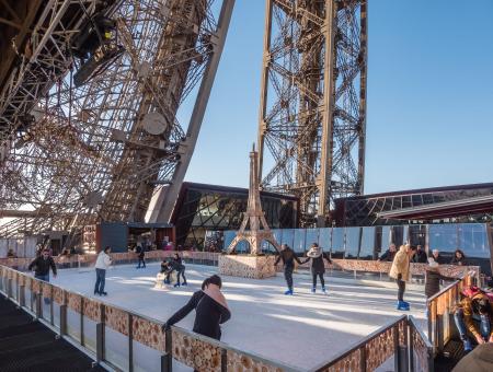 Pista de patinaje de la Torre Eiffel